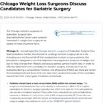 Chicago weight loss surgeons discuss bariatric surgery candidacy.