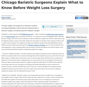 Chicago weight loss surgeons explain important things to know before bariatric surgery. 
